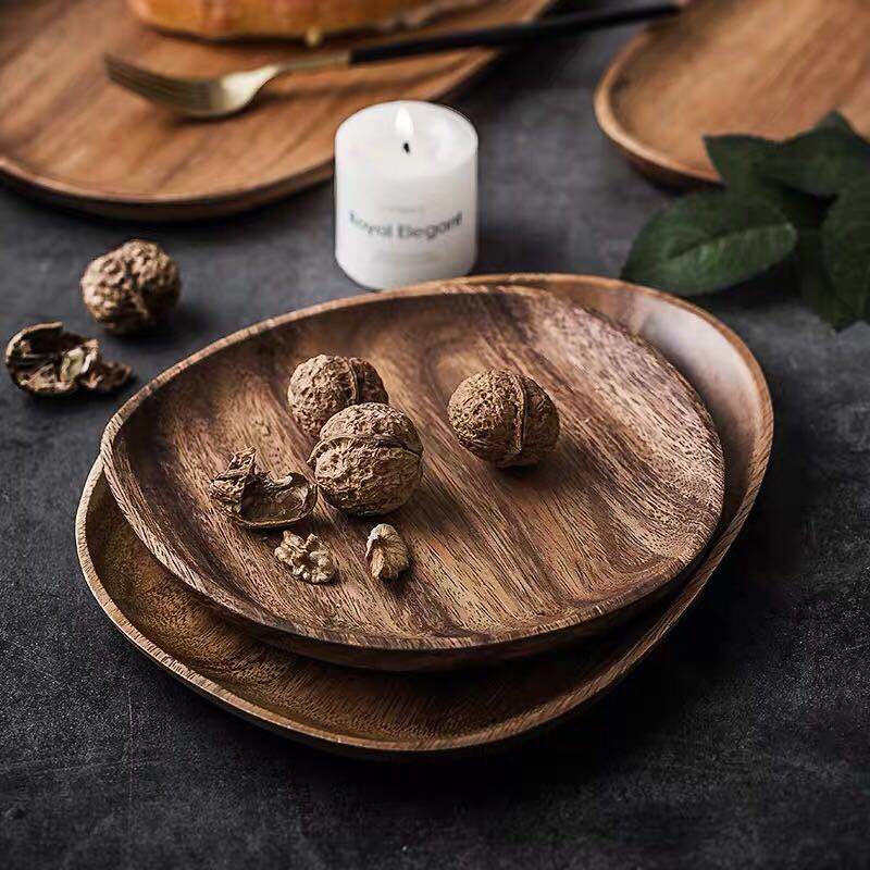 Acacia Wood Serving Trays - Image 4