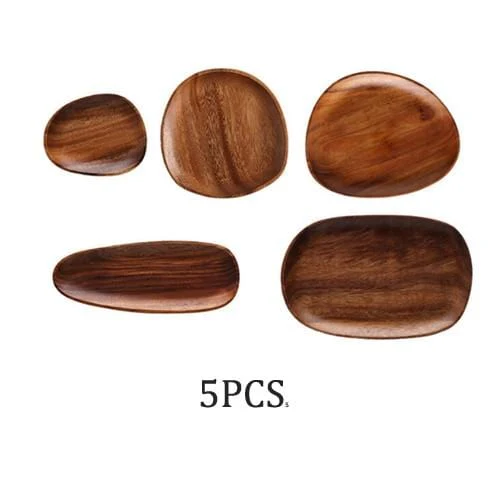 Acacia Wood Serving Plates - Image 14