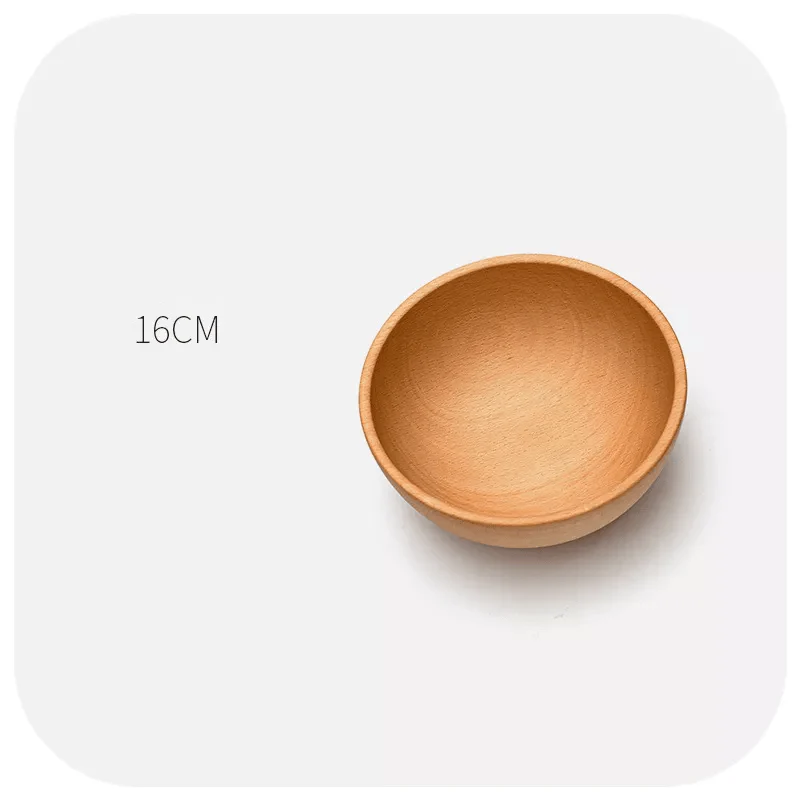 Beech Wood Salad Bowl - Image 9