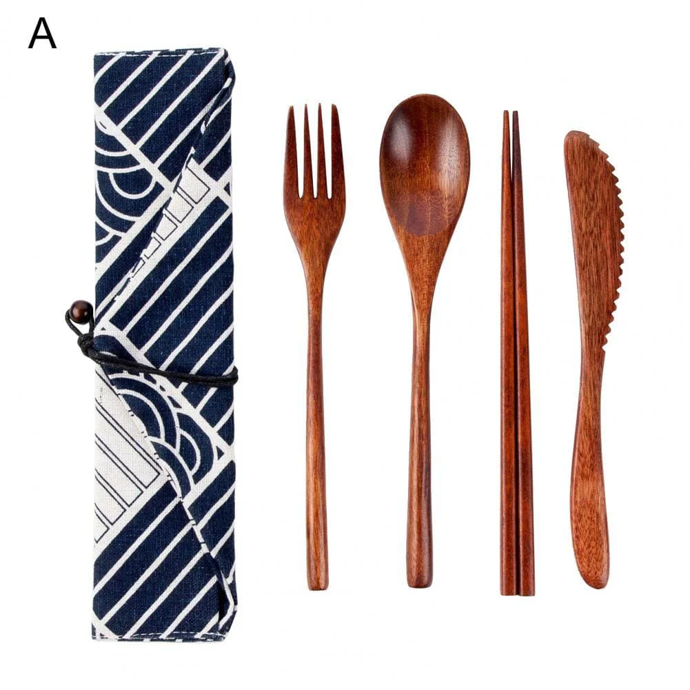 Japanese Style Cutlery Set - Image 5