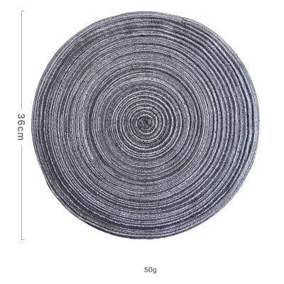 6 Set Linen Round Placemats or Coasters - Image 10