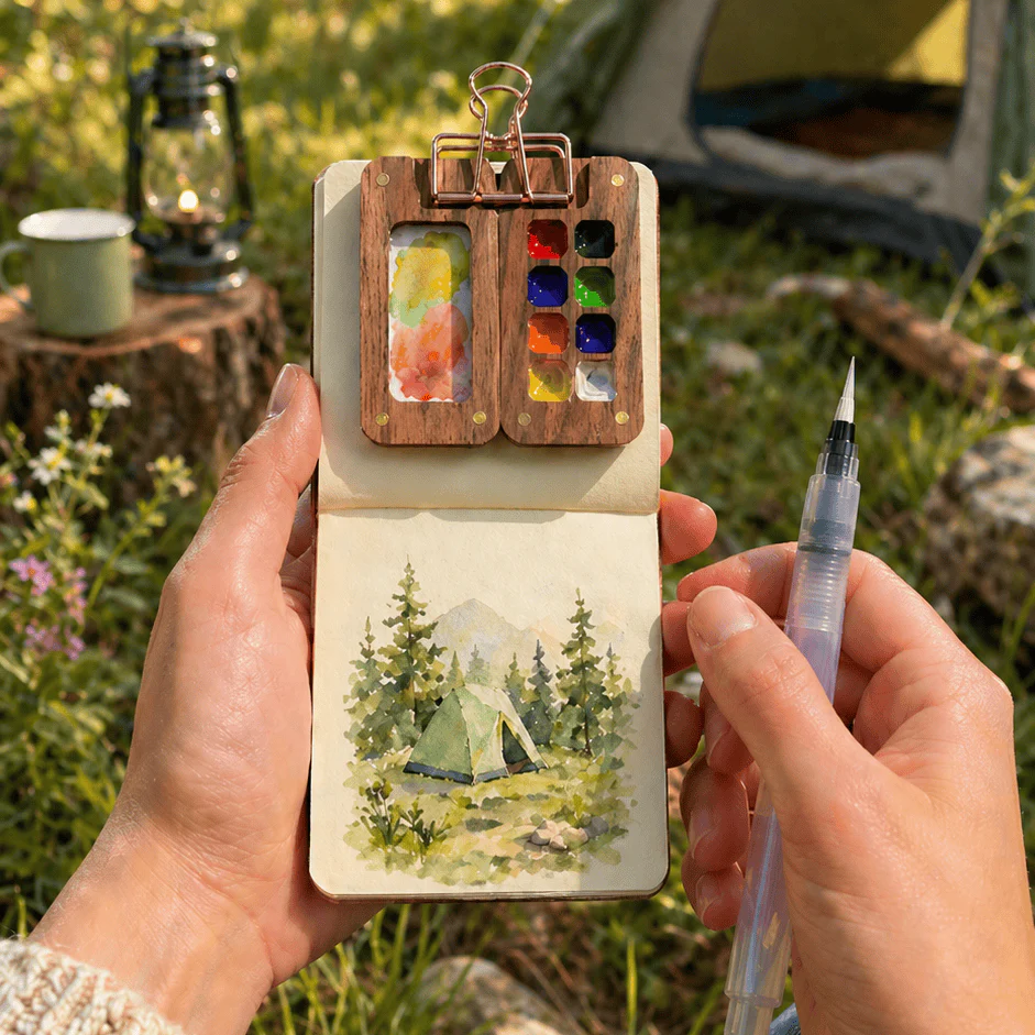 Pocket Paint Studio - Mini Watercolor Kit - Image 2
