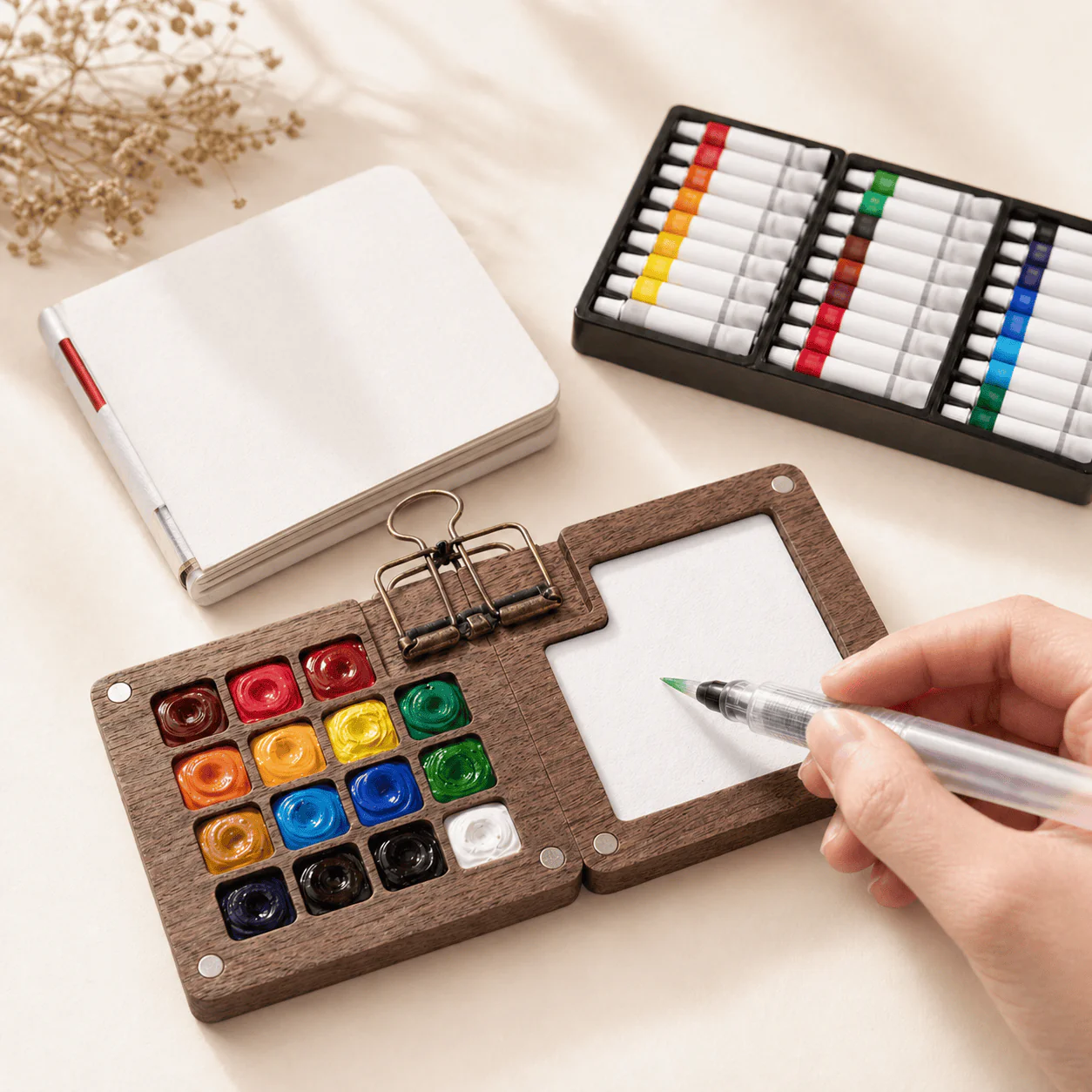 Pocket Paint Studio - Mini Watercolor Kit - Image 3