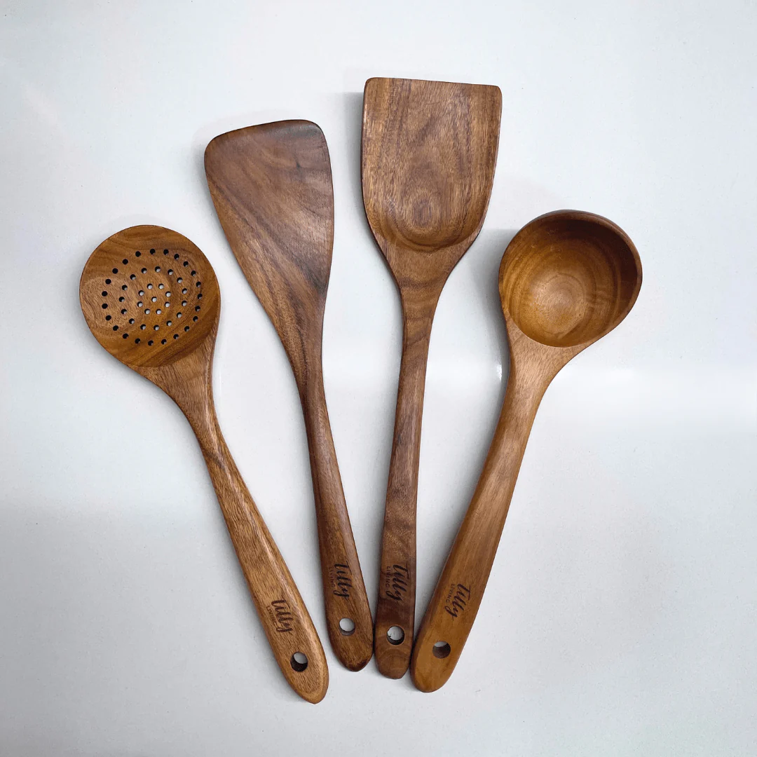 Teak Wooden Utensil Set - Image 15