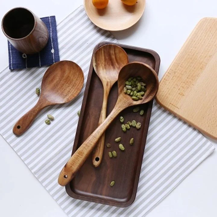 Teak Wooden Utensil Set - Image 12