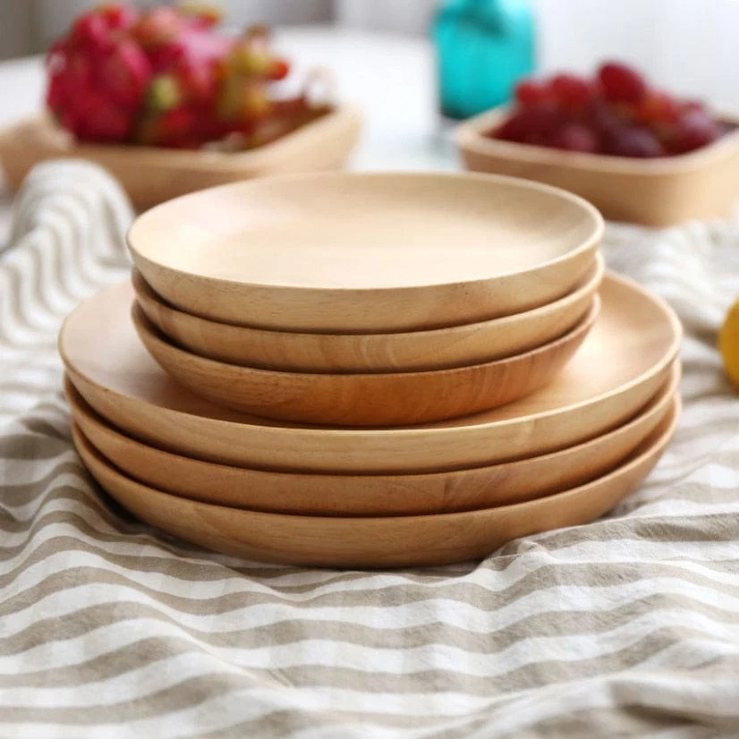Walnut Wood Plates - Image 2
